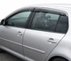 Ветровики на окна с хромированным молдингом (4 шт, Niken) для Volkswagen Golf 5 2003-2009 гг - изображение 2