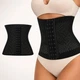Пояс-корсет утягуючий WAIST BAND 2XL, 4 металеві ребра, 3 ряди гачків, поліестер і спандекс, регульована утяжка для моделювання талії - изображение 4