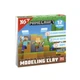 Пластилин YES Minecraft 12 цветов 240 г набор для лепки - изображение 1