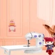 Портативна швейна машинка Mini Sewing SM202A зі складним столиком, педаллю та підсвічуванням - зображення 6