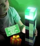 Факел Майнкрафт ночник Minecraft 3.0 светильник игрушка лампа LED на аккумуляторе 7 цветов свечения - изображение 6