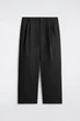 Штани чоловічі COS pleated wide-leg trousers 1304894002 Eur 50 Чорний - изображение 6