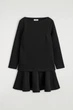 Сукня жіноча COS layered long-sleeved mini dress 1304517001 S Чорний - зображення 6