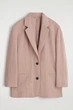 Блейзер жіночий COS oversized fluid blazer 1294891001 Eur 36 Рожевий - зображення 6