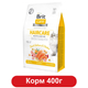 Корм сухой Brit Care Cat Grain Free Haircare Healthy and Shiny Coat для котов уход за кожей и шерстью лосось и курица 400 г - изображение 1
