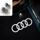 Підсвітка дверей проєкція для Audi (ауді) 2 штуки скляна лінза - зображення 1