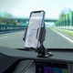 Автомобільний тримач для телефону Автотримач HOCO CA82 Just fast Suction cup Car holder Чорний - зображення 2