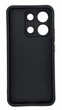 Чехол Shock Case Print для Xiaomi Redmi Note 13 4G бампер силиконовый черный с рисунком Бабочки - изображение 2