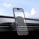 Автомобильный держатель для телефона Автодержатель HOCO H34 Cheetah magnetic ring Car holder (air outlet) Черный - изображение 7