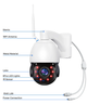Вулична Wi-Fi камера відеоспостереження Sectec ST-682-8M-50X-IC. iCSee - зображення 3