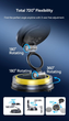 Беспроводное Автомобильное зарядное устройство PrimeTrip VC2 Flex Pro Magnetic Wireless Suction Cup Version черный C0013F01 - изображение 11