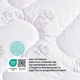Одеяло детское Sei Design «Soft» всесезонное 100х135 см, наполнитель антиаллергенный искусственный лебяжий пух, гипоаллергенное и дышащее, чехол микрофибра, белое - изображение 5