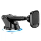Автомобильный держатель для телефона Автодержатель HOCO CA116 Blue Shark center console magnetic Car holder Черный - изображение 6