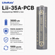 Акумулятор LiitoKala Lii-35A-PCB 18650 3,7 В 3500 мА·год Li-Ion із захистом Button Top - зображення 2