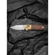 Ніж складаний кишеньковий Civivi Yonder Clip Point натуральний 14C28N Wood and Brass (7.3 см) - изображение 12