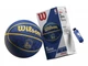 Мяч баскетбольный в подарочной коробке + насос Wilson NBA TEAM TIEDYE BSKT GS WARRIORS размер 7 WZ4007802XP (Оriгинал) - изображение 1