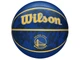 Мяч баскетбольный в подарочной коробке + насос Wilson NBA TEAM TIEDYE BSKT GS WARRIORS размер 7 WZ4007802XP (Оriгинал) - изображение 3