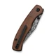 Ніж складаний Civivi Clingman Damascus коричневий 7.6 см Guibourtia Wood - изображение 5