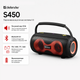 Портативная колонка Defender S450 10W Bluetooth RGB FM радио Черный (65451) - изображение 1