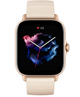 Смарт-годинник Amazfit GTS 3 Ivory White, спортивний годинник з GPS, 150+ режимами спорту, 5 ATM, пульс, SpO2, сон, стрес, Alexa - зображення 1