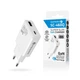 Зарядное устройство everActive GaN SC-460Q White Super Slim, 1xUSB+1xUSB-С QC3.0+PD 45W, AC220V - изображение 1