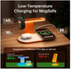 Зарядная станция 3 в 1 MagSafe Wireless Charger 15W для iPhone 17/16/15/14/13, Apple Watch, AirPods Pro 3 с ночником - изображение 2