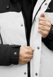 Чоловіча Демісезонна Куртка Стаф Сіро Чорна З Логотипом Staff Logo Light Gray Melange & Black XL (403071) - зображення 4