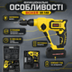 Акумуляторний перфоратор BOXER SR-148 24 В 1 Дж перфоратор SDS-Plus з 2 АКБ 3 А·год для свердління та ударного свердління - зображення 2