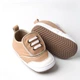 Дитячі кросівки BottiLion Casual Shoes з натуральноі шкіри на липучці , антиковзна підошва, внутрішня устілка 12,5 см ( 1,5-2 роки) , бежеві з золотистим кантом - изображение 4