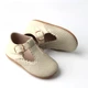 Туфлі BottiLion T-Strap shoes з натуральноі шкіри з перфорацією,внутрішня устілка 12,5 см ( 1,5-2 роки), бежеві - изображение 3
