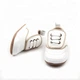 Дитячі кросівки BottiLion Casual Shoes з натуральноі шкіри на липучці , антиковзна підошва, внутрішня устілка 12,5 см ( 1,5-2 роки) , білі з золотистим кантом - изображение 4