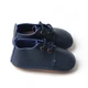 Туфлі BottiLion Baby Oxford з натуральноі шкіри з перфорацією, внутрішня устілка 12 см ( 12-18 місяців), сині - зображення 4