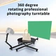 Панорамный поворотный стол 360° Yelangu с держателем камеры и фона для предметной фото- и видеосъемки - изображение 8