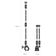 Двухсекционный шарнирный кронштейн Ulanzi CO78 Magic Arm Kit 61 см с креплением краб Super Clamp и держателем телефона (C083) - изображение 8