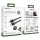 Кабель ACEFAST C10-03 Type-C to Type-C 3A, 60W, 1.2m, silicone, zinc connectors, Black - изображение 2