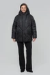 Зимова жіноча куртка великого розміру UF-Fashion LR-34-1 52 чорний - зображення 1