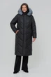 Зимнее женское пальто большого размера UF-Fashion LR-33-мех 52 черный - изображение 1