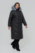 Зимнее женское пальто большого размера UF-Fashion LR-33-мех 52 черный - изображение 2