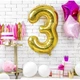 Balon "3" 86 cm PartyDeco (5902230736139) - obraz 2