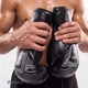 Боксерські рукавички EasyFit PowerPunch 14 унцій (14 oz) Чорні (56003848) - зображення 13