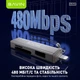 USB-хаб Bavin OTG-93 3-в-1 Lightning to SD/TF/USB 2.0 Gray (OTG-93 GY) - зображення 8