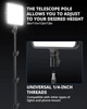 Студийный LED свет UBeesize 2 шт со штативами 165 см и держателями телефона + EU переходник - изображение 6
