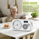 CD проигрыватель LONPOO 103 с Bluetooth, FM-радио, USB, AUX, аккумулятором, белый - изображение 5