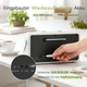 CD проигрыватель LONPOO 103 с Bluetooth, FM-радио, USB, AUX, аккумулятором, белый - изображение 6