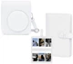 Комплект Аксессуаров Instax MINI 11/12/13 чехол + альбом 108 фото для Фотокамеры Моментальной Печати Fujifilm Instax Mini 13 / Instax Mini 12 / Instax Mini 11: чехол, фотоальбом Clay White - изображение 1