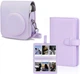 Комплект Аксессуаров Instax MINI 11/12/13 чехол + альбом 108 фото для Фотокамеры Моментальной Печати Fujifilm Instax Mini 13 / Instax Mini 12 / Instax Mini 11: чехол, фотоальбом Lilac Purple - изображение 1