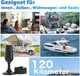 Кімнатна TV-антена DVB-T2/HDTV 360° з магнітною основою для телевізора - зображення 4