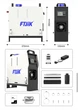 Автономний дизельний обігрівач FDIK T7 PRO 8квт 12/24/220В з Bluetooth та безшумним паливним насосом - изображение 5