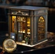 Румбокс Кав'ярня Зелений Кристал Roombox Jadeite Coffee DIY Miniature House Kit Інтер'єрний конструктор XW-03 - изображение 4