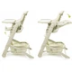 Детский стульчик для кормления 3 в 1 4Baby Icon Beige (экокожа, функция шезлонга, регулировка высоты, колеса) - изображение 3